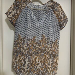 Floral Patterned Women's Top